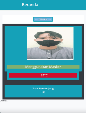 Perancangan Sistem Deteksi Masker Dan Suhu Tubuh Menggunakan ESP8266 Dan Android Web