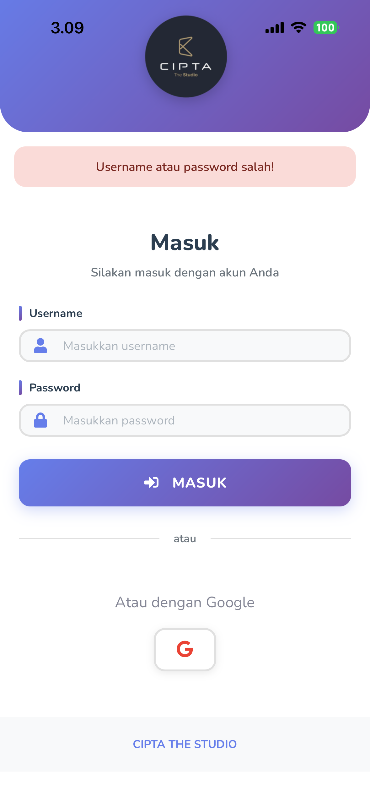 Aplikasi Jurnal Keuangan ERP