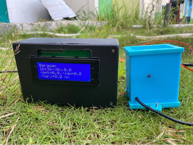 Protoype Alat Ukur Curah Hujan (ombrometer) Menggunakan arduino Nano